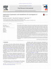 Research paper thumbnail of Application of proteomics and metabolomics for investigation of food toxins