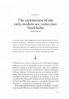 Research paper thumbnail of Eriksson, N. 2021 The architecture of the early modern sea routes into Stockholm, In Ekström, S. & Müller, L. (eds) Facing the Sea: Essays in Swedish Maritime Studies, Lund: Nordic Academic Press, p. 15-40