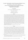 The Right To Work in Article 27 Of The Un-Convention On The Rights of Persons With Disabilities: Towards An Inclusive Employment Cover Page