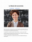 Research paper thumbnail of La fábula del economista