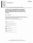 Pushback after backsliding? Unconstrained executive aggrandizement in the Philippines versus contested military-monarchical rule in Thailand Cover Page