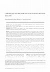 Research paper thumbnail of Chronique des recherches sur le Mont Beuvray : 2006-2008