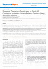 Research paper thumbnail of Bionomic Parameters Significance in Covid-19 Contagion Dynamics, Monza-Brianza Province (Italy