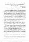 Research paper thumbnail of Criação de um banco público de recomendações administrativas