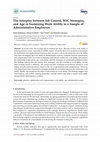 The Interplay between Job Control, SOC Strategies, and Age in Sustaining Work Ability in a Sample of Administrative Employees Cover Page