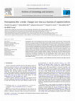 Research paper thumbnail of Participation after a stroke: Changes over time as a function of cognitive deficits