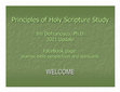 Principles of Holy Scripture Study Principles of Holy Scripture Study Cover Page