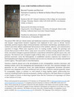 Research paper thumbnail of CFP: Beyond Transfer and Revival: Narrative Creativity in Medieval Italian Mural Decoration (11th -13th c.) [CAA, 3 March 2022]