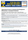 Organizational Factors in Enterprise Risk Management Effectiveness: A Conceptual Framework Cover Page