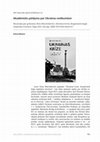 Akadēmisks pētījums par Ukrainas notikumiem. Recenzija par grāmatu Cover Page