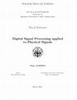 Digital Signal Processing applied to Physical Signals Cover Page