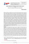 Research paper thumbnail of ADİGE-ÇERKES KÜLTÜRÜNDE ŞARKI SÖYLEME SANATI