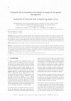 Research paper thumbnail of Evaluación de la competencia de trabajo en equipo en los grados de ingeniería