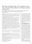 Research paper thumbnail of An observer-blinded study of 1% permethrin creme rinse with and without adjunctive combing in patients with head lice