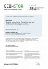 Research paper thumbnail of Sending Money Home: Transaction Cost and Remittances to Developing Countries