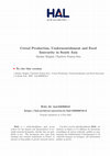 Research paper thumbnail of Cereal production, undernourishment, and food insecurity in South Asia