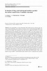 Evaluation of three unit hydrograph models to predict the surface runoff from a Canadian watershed Cover Page