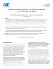 Coupled LES Jet Primary Breakup - Lagrangian Spray Simulation of a GDi Multi-Hole Fuel Injector Cover Page