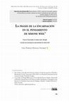 Research paper thumbnail of LA PRAXIS DE LA ENCARNACION EN EL PENSAMIENTO DE SIMONE WEIL20190715 53033 8hrp4m