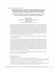 Research paper thumbnail of Multimodal Texts in Chilean English Teaching Education: Experiences From Educators and Pre-Service Teachers