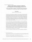 Research paper thumbnail of "Teacher, ¿Puedo Hablar en Español?" A Reflection on Plurilingualism and Translanguaging Practices in EFL