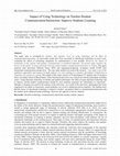 Research paper thumbnail of Impact of Using Technology on Teacher-Student Communication/Interaction: Improve Students Learning