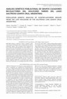 ANÁLISIS GENÉTICO POBLACIONAL DE GRUPOS CAZADORES RECOLECTORES DEL HOLOCENO TARDÍO DEL LAGO SALITROSO (SANTA CRUZ, ARGENTINA) POPULATION GENETIC ANALYSIS OF HUNTER-GATHERER GROUPS FROM THE LATE HOLOCENE OF THE SALITROSO LAKE (SANTA CRUZ, ARGENTINA) Cover Page