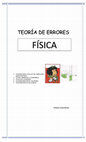 Research paper thumbnail of TEORÍA DE ERRORES TEORÍA DE ERRORES