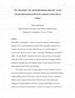 The 'Austronesian' story and farming-language dispersals: Caveats from the Indo-European model on the congruence of proxy lines of evidence Cover Page