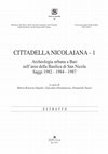 D. Nuzzo, Bari: il pretorio della città bizantina, in Cittadella nicolaiana – 1. Archeologia urbana a Bari nell’area della Basilica di San Nicola. Saggi 1982 – 1984 – 1987, a cura di M. R. Depalo, G. Disantarosa, D. Nuzzo, Bari 2015, pp. 25-35. Cover Page