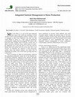 Research paper thumbnail of Integrated Nutrient Management in Maize Production