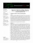 Research paper thumbnail of Improving productivity in Mango (Mangifera indica L.) cv. Kesar through foliar sprays of silicon and salicylic acid