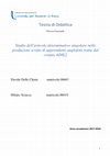 Studio dell'articolo determinativo singolare nelle produzioni scritte di apprendenti anglofoni tratte dal corpus ADIL2 Cover Page