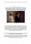 Research paper thumbnail of "Japonská média řeší drby kolem císařského páru, říká japanolog" (Interview)