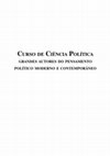 CURSO DE CIÊNCIA POLÍTICA GRANDES AUTORES DO PENSAMENTO POLÍTICO MODERNO E CONTEMPORÂNEO Cover Page