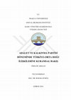 Research paper thumbnail of ADALET VE KALKINMA PARTİSİ DÖNEMİNDE TÜRKİYE-ORTA DOĞU İLİŞKİLERİNE KURAMSAL BAKIŞ-A THEORETICAL OVERVIEW OF TURKEY-MIDDLE EAST RELATIONS IN THE JUSTICE AND DEVELOPMENT PARTY PERIOD