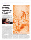 Research paper thumbnail of Press Review. La Tribuna de Toledo, 16 August 2019: "Cloe Cavero ahonda en una peculiar iconografía de la Virgen del Sagrario", by Adolfo de Mingo.