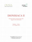 DIONISIACA II Cover Page