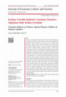 Research paper thumbnail of Kadına Yönelik Şiddetin Unutulan Özneleri: Sığınmaevinde Kalan Çocuklar/Forgotten Subjects of Violence Against Women: Children in Women's Shelters