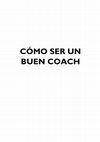 Research paper thumbnail of CÓMO SER UN BUEN COACH