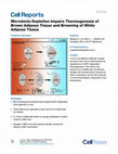 Research paper thumbnail of Microbiota Depletion Impairs Thermogenesis of Brown Adipose Tissue and Browning of White Adipose Tissue