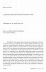 Research paper thumbnail of La traducción en The Huffington Post