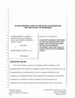 Research paper thumbnail of Larson Family v. Snohomish County, et al. - Torrens Act - PLAINTIFF LARSONS’ RESPONSE TO PRIVATE DEFENDANTS SPS, MERS, AND DEUTSCHE BANKS’ MOTION FOR SUMMARY JUDGMENT AND ALSO QUALITY LOANS’ MOTION FOR SUMMARY JUDGE  (unsigned but with active internet links)