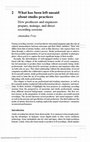 Research paper thumbnail of What has been left unsaid about studio practices - How producers and engineers prepare, manage, and direct recording sessions