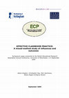 Research paper thumbnail of EFFECTIVE CLASSROOM PRACTICE: A mixed-method study of influences and outcomes