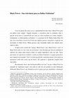 Research paper thumbnail of Black Power - Sua relevância para as Índias Ocidentais - Walter Rodney