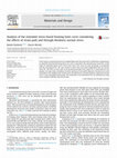 Analysis of the extended stress-based forming limit curve considering the effects of strain path and through-thickness normal stress Cover Page