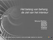 Research paper thumbnail of Het belang van behang, de ziel van het interieur / L'enjeu du papier peint, âme de l'intérieur