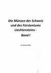 Die Münzen der Schweiz und des Fürstentums Liechtensteins - Band 1 Cover Page