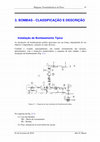 Máquinas Termohidráulicas de Fluxo 3. BOMBAS -CLASSIFICAÇÃO E DESCRIÇÃO Instalação de Bombeamento Típica Cover Page